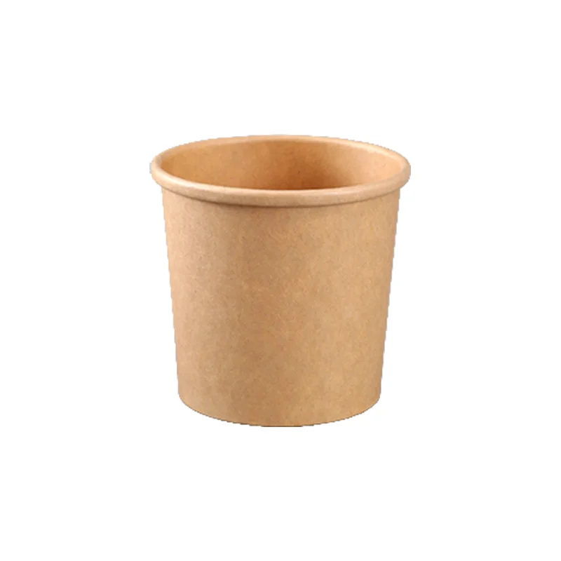 Soup Cup 355ml 350ml · Round Kraft Soup Cups (lids) · product image